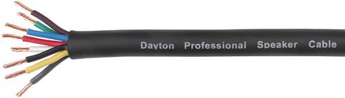 Dayton S813-100M 13 AWG 8C Speaker Cable 100m