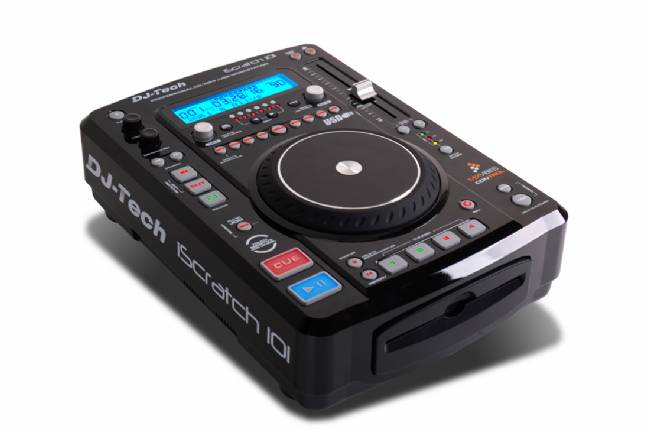 DJ Tech USB Desktop CD,MP3 Scratch,SL,Sampler,ID3,4 Cue Mix Vibes Sft