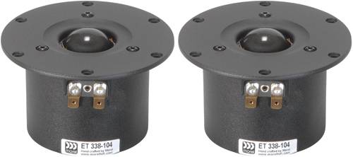 Morel ET 338-104 1-1/8" Soft Dome Tweeter Matched Pair