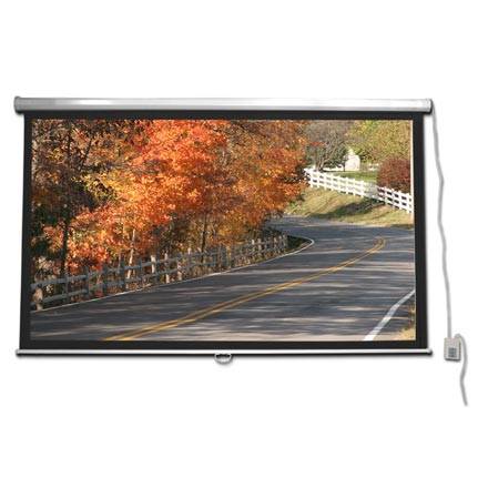 Choice Select 92in Gray Motorized Projection Screen 16:9