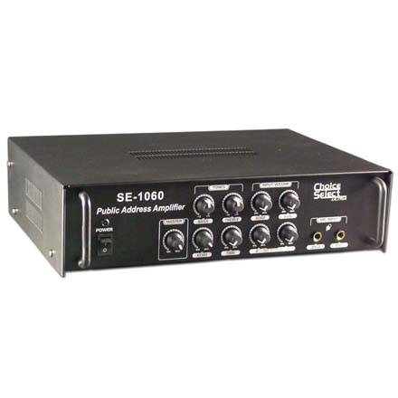 Choice Select Ultra SE1060 PA Amp 45W RMS 2mic/2 Line in 70/100V