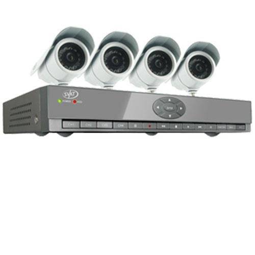 SVAT Cv502-4Ch-001 4Ch H.264 Dvr Security System with 4 Cmos Cameras