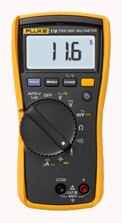 Fluke 116 HVAC Multimeter with Temperature and Microamps