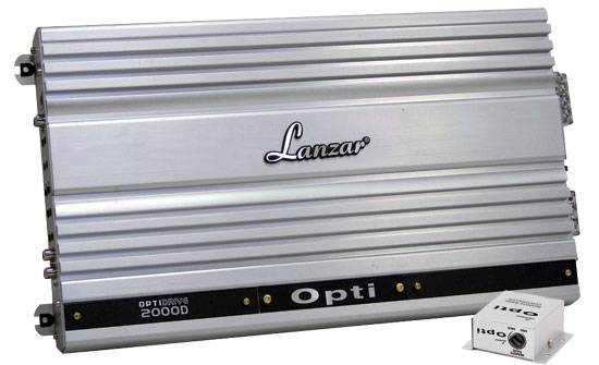 Lanzar OPTI2000D Optidrive Series 2000W Mono Block Digital Amplifier