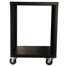 Royal Racks 12U A/V Equipment Rack with 3" Casters