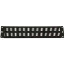 Royal Racks 2U A/V Equipment Vent Plate, Blac