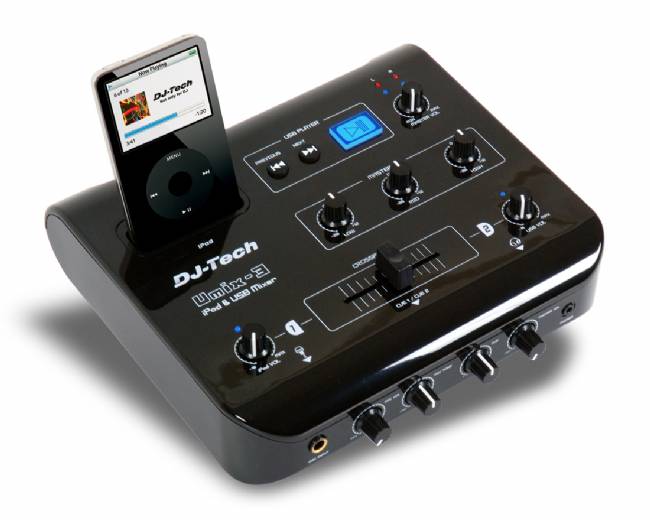 DJ TEch iPod Audio & Video Mixer with USB Player