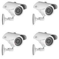 SVAT VU301-4C 4pk Indoor/Outdoor IR Night Vision CCD Security Cameras