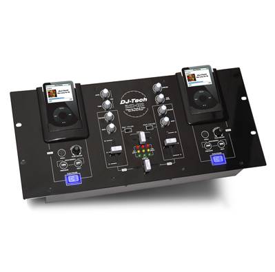 DJ Tech Twin iPod Audio & Video Mixer rackable 19''