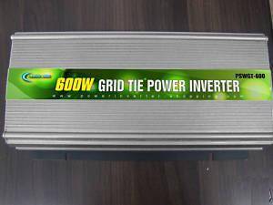 Power Jack 600w/1200w GRID TIE INVERTER,12V DC/220V AC INVERTER