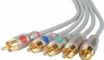 AR Flat Series Stereo Audio/Component Video Cable 7 ft.