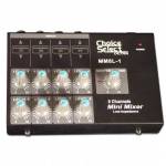 Choice Select Ultra Model MM8L-1 Mic Mixer 8 Ch. 1 Line/in 1/4" inputs