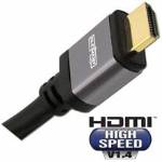 Elementhz 15 meter (49.2ft) HDMI Cable, Round Jacket, Gray End