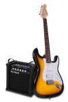 DJ Tech USB Guitar amplifier + Guitar + Soft bag + Strap + pics