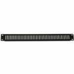 Royal Racks 1U A/V Equipment Vent Plate, Black