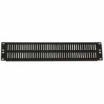 Royal Racks 2U A/V Equipment Vent Plate, Blac