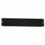 Royal Racks 2U A/V Equipment Blank Plate, Black