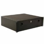 Royal Racks 3U Locking Drawer Black