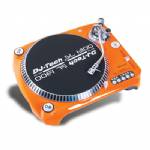 DJ Tech Direct Drive USB Turntable with 50% Pitch Orange