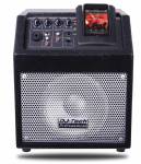 DJ Tech 50W Battery Power PA System w/ 3ch Mixer+Talkover+iPod Docking